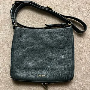 Forrest Green Fossil Crossbody